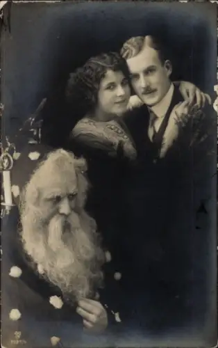 Ak Liebespaar, Nikolaus