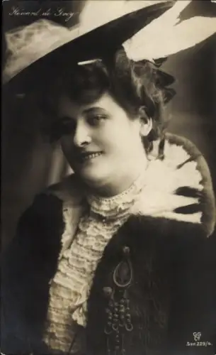 Ak Schauspielerin Howard de Grey, Portrait