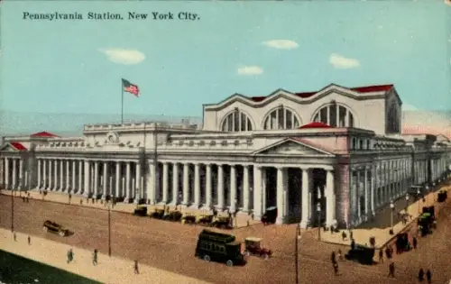 Ak New York City USA, Pennsylvania Station