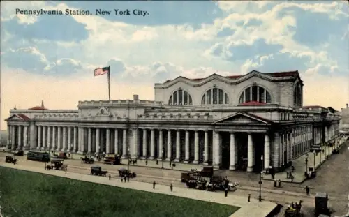 Ak New York City USA, Pennsylvania Station