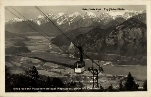 Ak Innsbruck in Tirol, Patscherkofelbahn, Oberinntal