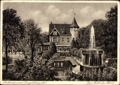 Ak Ohligs Solingen Bergisches Land, Parkrestaurant Engelsbergerhof
