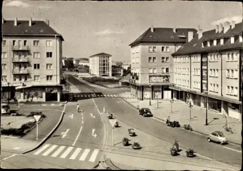 Ak Solingen, Burg Hohenscheid,  Kreuzung, Wohn- und Geschäftshäuser