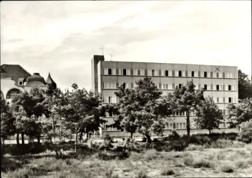 Ak Ostseebad Ahlbeck Heringsdorf Usedom, FDGB Erholungsheim Max Kreuziger, Plattenbau