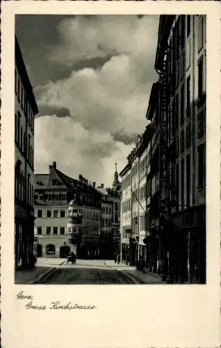 Ak Gera in Thüringen,  Große Kirchstraße