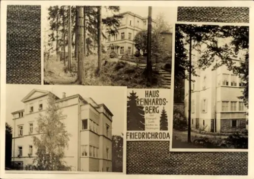 Ak Reinhardsbrunn Friedrichroda im Thüringer Wald, Haus Reinhardsberg, Evangelisch-Lutherische, F
