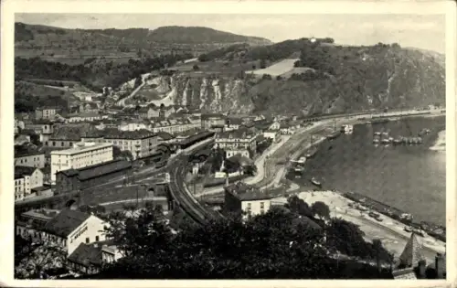 Ak Ústí nad Labem Aussig an der Elbe, Gesamtansicht