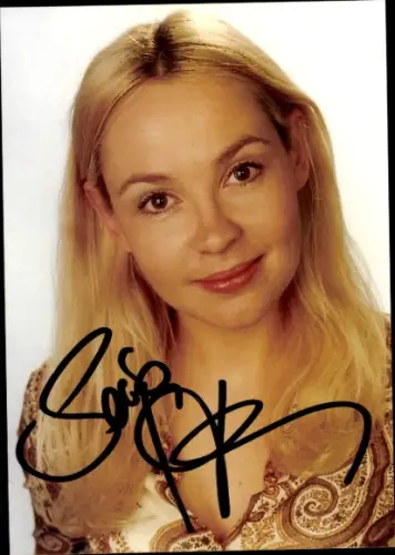 Ak Schauspielerin Sonja Farke, Portrait, Autogramm