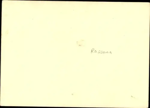 Ak Schauspielerin Rassana, Portrait, Autogramm