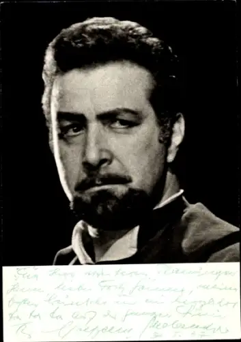 Ak Schauspieler Wolfgang Molandek, Portrait, Autogramm