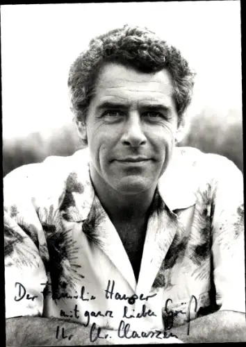 Ak Schauspieler Christian Claaszen, Portrait, Autogramm