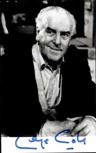 Foto Ak Schauspieler George Cole, Portrait, Autogramm