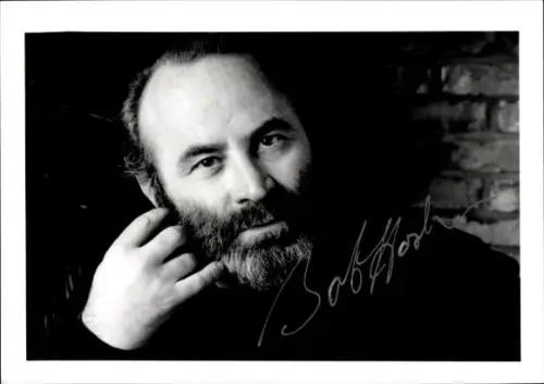 Ak Schauspieler Bob Hoskins, Portrait, Autogramm