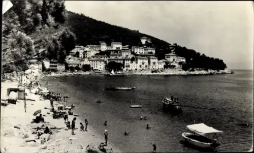 Ak Mošćenička Draga Kroatien, Strand