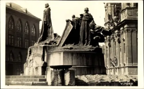 Ak Praha Prag Tschechien, Husdenkmal