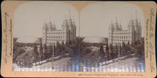 Foto Salt Lake City Utah USA, Mormon Temple