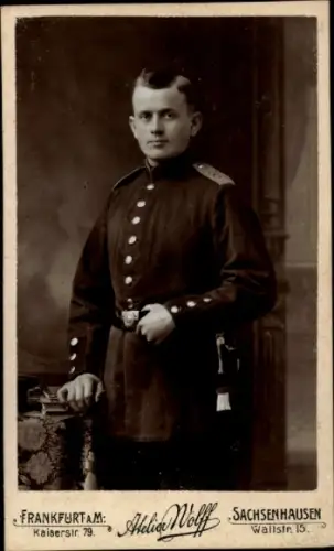 Foto Deutscher Soldat in Uniform, Porträt