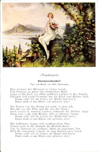 Lied Ak Rheinlandmädel, Drachenfels