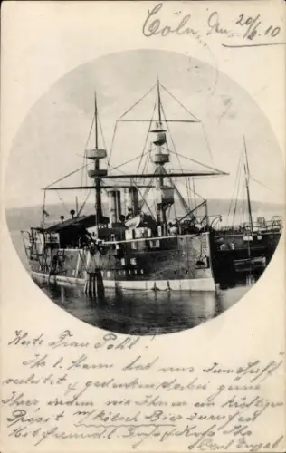 Ak Deutsches Kriegsschiff, Kaiserliche Marine