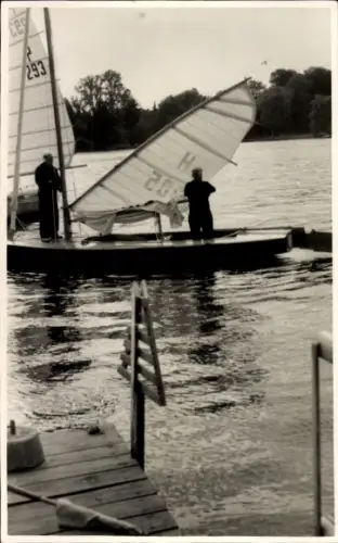 Foto Ak Segelboote, Segeln