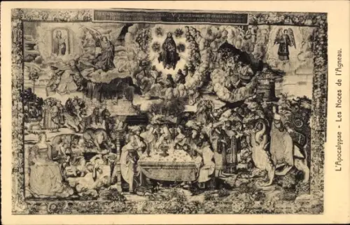 Künstler Ak Die Apokalypse, Die Hochzeit des Lammes