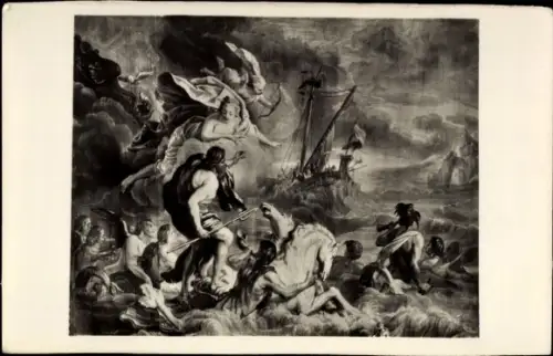 Künstler Ak Rubens, Escenas del Telémaco