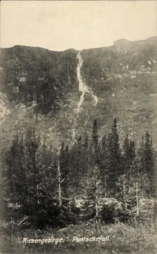 Ak Spindleruv Mlýn Spindlermühle Riesengebirge Region Königgrätz, Pantschefall