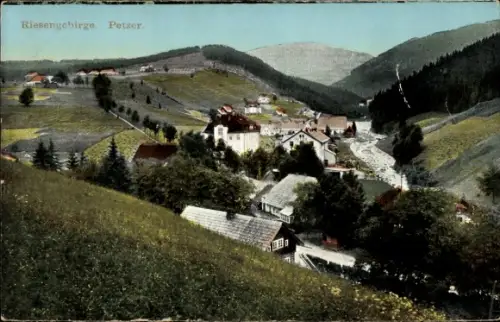Ak Pec pod Sněžkou Petzer Riesengebirge Region Königgrätz, Gesamtansicht