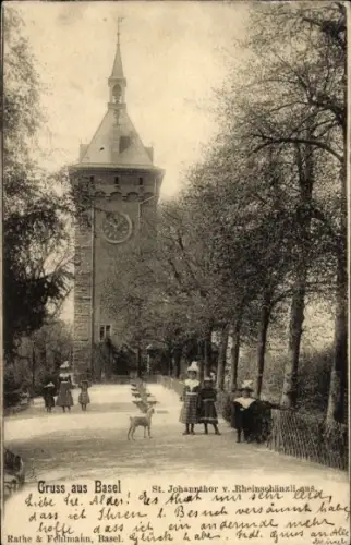 Ak Basel Stadt Schweiz, St. Johanntor