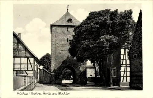 Ak Rüthen in Westfalen, Partie am Hachtor