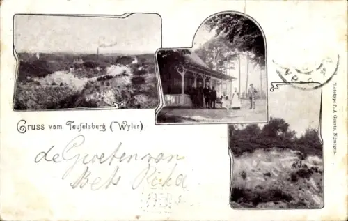 Ak Wyler Kranenburg am Niederrhein, Teufelsberg