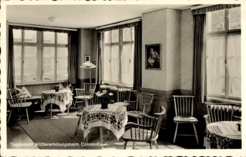 Ak Betzdorf an der Sieg, Müttererholungsheim Concordia, Tagesraum