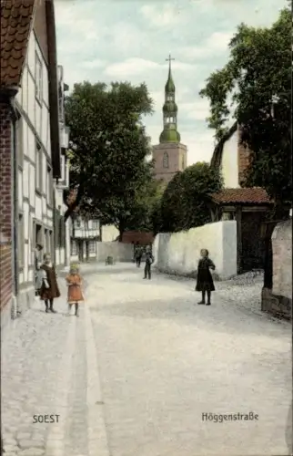 Ak Soest in Westfalen, Höggenstraße