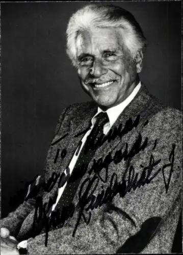 Foto Schauspieler Efrem Zimbalist, Jr., Autogramm