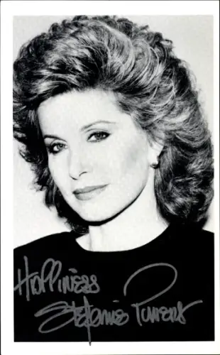 Foto Schauspielerin Stefanie Powers, Autogramm