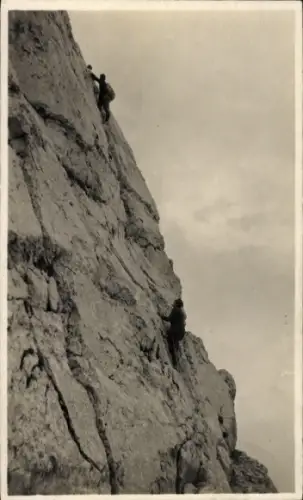 Ak Gr. Buchstein-Westgrat, Bergsteiger