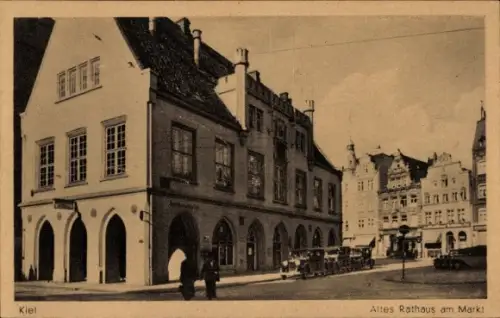 Ak Kiel, Altes Rathaus am Markt