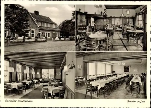 Ak Greven in Westfalen, Gaststätte Waufigmann,  Altdeutsche Gaststätte, Anno 1770, Bockelter-Berg