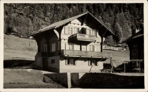Ak Sankt Moritz Dorf Kanton Graubünden, Haus Bernhard