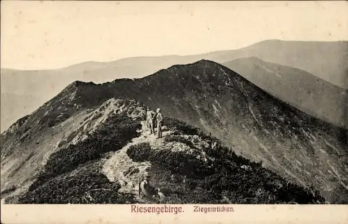 Ak Region Königgrätz Riesengebirge Tschechien, Kozí hřbety, Ziegenrücken