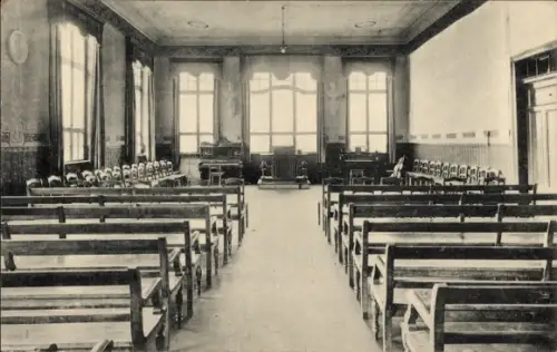 Ak Blankenburg am Harz,  Rhotertsche Realschule u. Alumnat, Aula