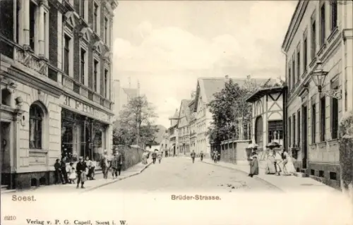 Ak Soest in Westfalen, Brüderstraße