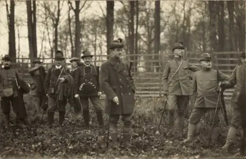 Foto Ak Herzog Ernst August von Braunschweig bei der Jagd