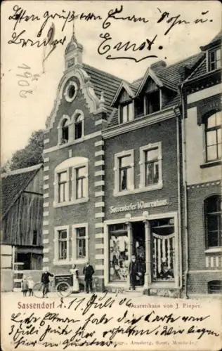 Ak Bad Sassendorf in Westfalen, Warenhaus J. Pieper