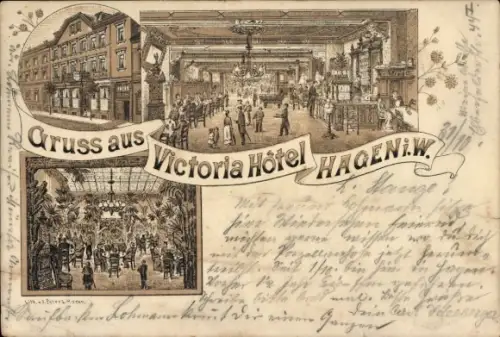 Litho Hagen in Westfalen, Victoria Hotel
