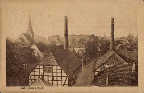 Ak Bad Sassendorf in Westfalen, Teilansicht