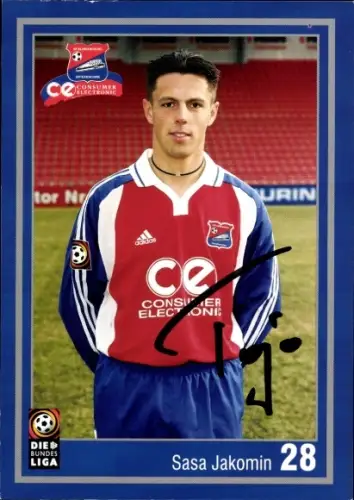 Autogrammkarte Fußballer Goran Sukalo, SpVgg Unterhaching, Autogramm