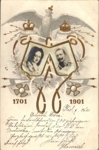 Ak Königreich Preußen, Kaiser Wilhelm II., Friedrich I.