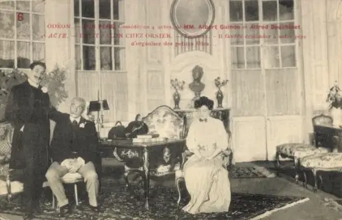 CPA Odéon-Theater, Comédie Son Père, Albert Guinon, Alfred Bouchinet