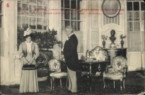 CPA Odéon-Theater, Comédie Son Père, Albert Guinon, Alfred Bouchinet